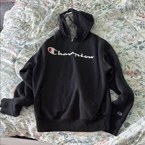 Champion Black Pullover Hoodie